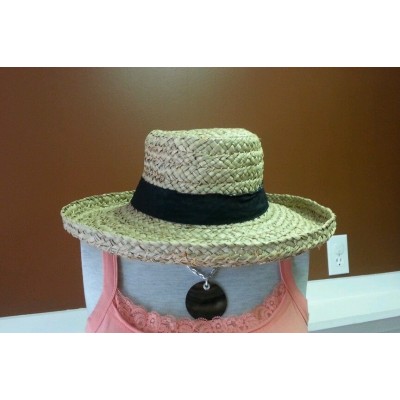 's Kathy Jeanne 100%  One Size Beige Straw Bucket Hat   eb-17478287